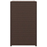 NNEVL C Table Brown 40x35x60 cm Poly Rattan