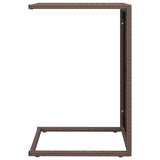 NNEVL C Table Brown 40x35x60 cm Poly Rattan