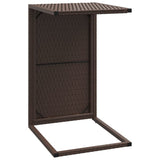 NNEVL C Table Brown 40x35x60 cm Poly Rattan