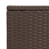 NNEVL C Table Brown 40x35x60 cm Poly Rattan