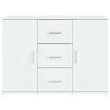 NNEVL Sideboard White 91x29.5x65 cm Engineered Wood