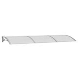 NNEVL Door Canopy Grey 300x100 cm Polycarbonate