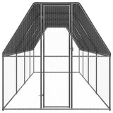 NNEVL Outdoor Chicken Cage 2x8x2 m Galvanised Steel