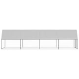 NNEVL Outdoor Chicken Cage 2x8x2 m Galvanised Steel