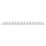 NNEVL Bed Frame without Mattress White 150x200 cm Solid Wood Pine