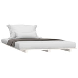 NNEVL Bed Frame without Mattress White 90x190 cm Solid Wood Pine