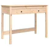 NNEVL Desk with Drawers 100x50x78 cm Solid Wood Pine