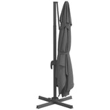 NNEVL LED Cantilever Umbrella Anthracite 400x300 cm