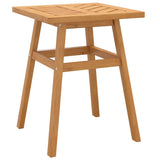 NNEVL Side Table 45x45x60 cm Solid Wood Acacia