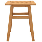 NNEVL Side Table 45x45x60 cm Solid Wood Acacia