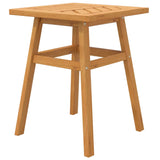 NNEVL Side Table 45x45x60 cm Solid Wood Acacia