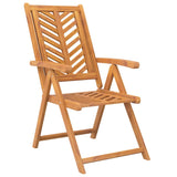 NNEVL Reclining Garden Chairs 2 pcs Solid Wood Acacia