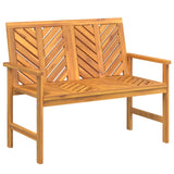 NNEVL Garden Bench 109 cm Solid Wood Acacia