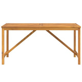 NNEVL Garden Dining Table 150x90x74 cm Solid Wood Acacia
