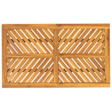 NNEVL Garden Dining Table 150x90x74 cm Solid Wood Acacia