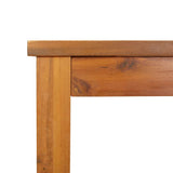 NNEVL Garden Dining Table 150x90x74 cm Solid Wood Acacia
