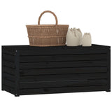 NNEVL Garden Box Black 101x50.5x46.5 cm Solid Wood Pine