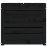 NNEVL Garden Box Black 101x50.5x46.5 cm Solid Wood Pine
