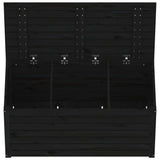 NNEVL Garden Box Black 101x50.5x46.5 cm Solid Wood Pine