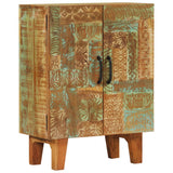 NNEVL Hand Carved Sideboard 55x30x75 cm Solid Wood Reclaimed