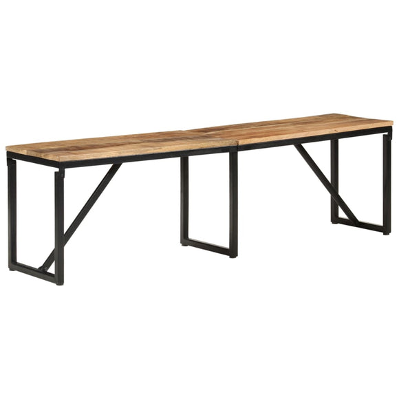 NNEVL Bench 160x35x46 cm Solid Wood Mango