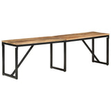 NNEVL Bench 160x35x46 cm Solid Wood Mango