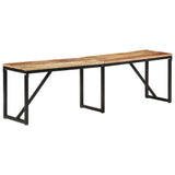 NNEVL Bench 160x35x46 cm Solid Wood Mango