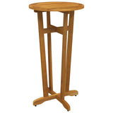 NNEVL Garden Bar Table Ø60x105 cm Solid Wood Acacia