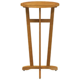 NNEVL Garden Bar Table Ø60x105 cm Solid Wood Acacia