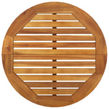 NNEVL Garden Bar Table Ø60x105 cm Solid Wood Acacia