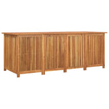 NNEVL Garden Storage Box 200x80x75 cm Solid Wood Acacia