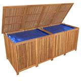 NNEVL Garden Storage Box 200x80x75 cm Solid Wood Acacia