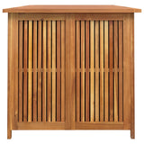NNEVL Garden Storage Box 200x80x75 cm Solid Wood Acacia
