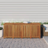 NNEVL Garden Storage Box 200x80x75 cm Solid Wood Acacia