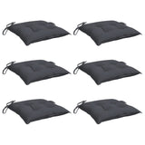 NNEVL Chair Cushions 6 pcs Anthracite 50x50x7 cm Oxford Fabric