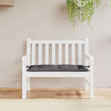 NNEVL Garden Bench Cushion Anthracite 100x50x7cm Oxford Fabric