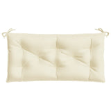 NNEVL Garden Bench Cushion Cream 100x50x7 cm Oxford Fabric