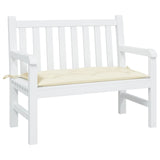 NNEVL Garden Bench Cushion Cream 100x50x7 cm Oxford Fabric