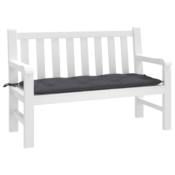 NNEVL Garden Bench Cushion Anthracite 120x50x7cm Oxford Fabric