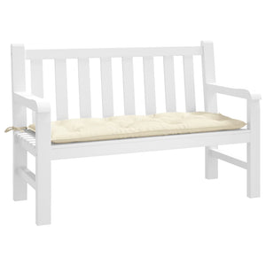 NNEVL Garden Bench Cushion Cream 120x50x7cm Oxford Fabric