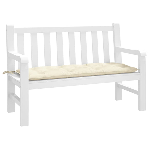 NNEVL Garden Bench Cushion Cream 120x50x7cm Oxford Fabric