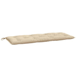 NNEVL Garden Bench Cushion Beige 120x50x7cm Oxford Fabric