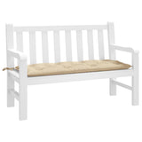 NNEVL Garden Bench Cushion Beige 120x50x7cm Oxford Fabric