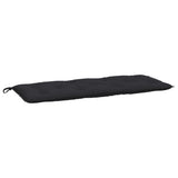 NNEVL Garden Bench Cushion Black 120x50x7cm Oxford Fabric