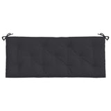 NNEVL Garden Bench Cushion Black 120x50x7cm Oxford Fabric