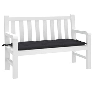 NNEVL Garden Bench Cushion Black 120x50x7cm Oxford Fabric