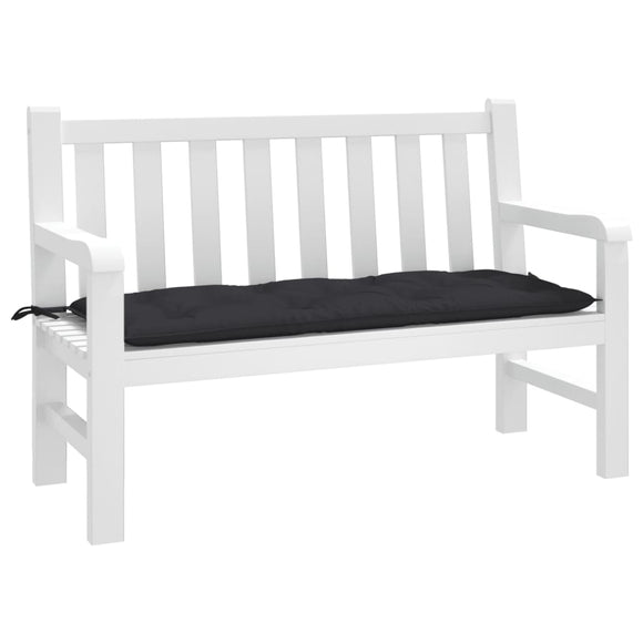 NNEVL Garden Bench Cushion Black 120x50x7cm Oxford Fabric