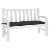 NNEVL Garden Bench Cushion Black 120x50x7cm Oxford Fabric