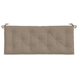 NNEVL Garden Bench Cushion Taupe 120x50x7cm Oxford Fabric
