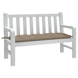 NNEVL Garden Bench Cushion Taupe 120x50x7cm Oxford Fabric